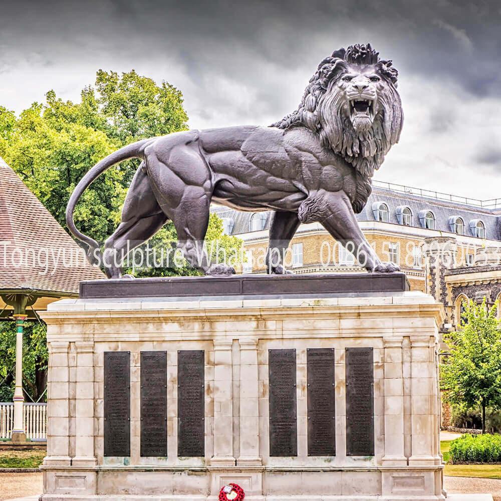 Large Lion Statues