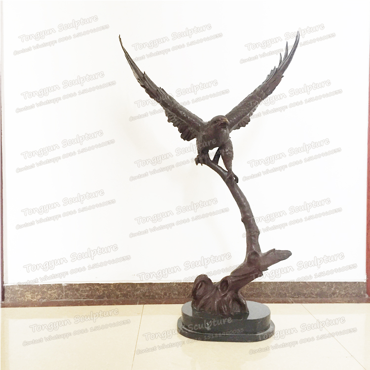 Factory directly sale sculpture statue bronze eagle statue 