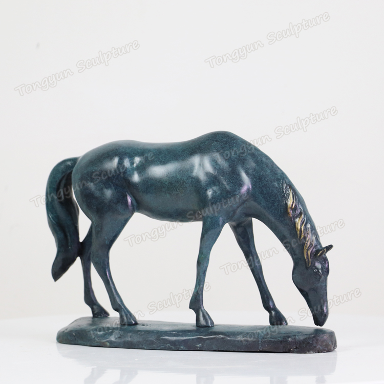 Horse Sculpture Bronze Antique Small Size Bronze Statue Sculpture Horse