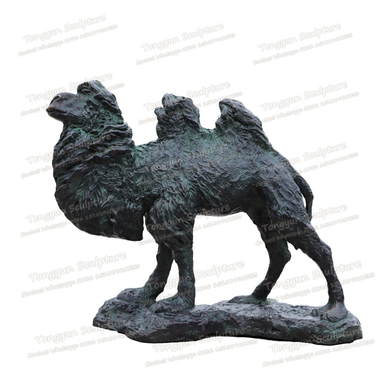 厂家现货定制纯铜雕塑骆驼雕塑家居摆件办公室铸铜工艺品骆驼