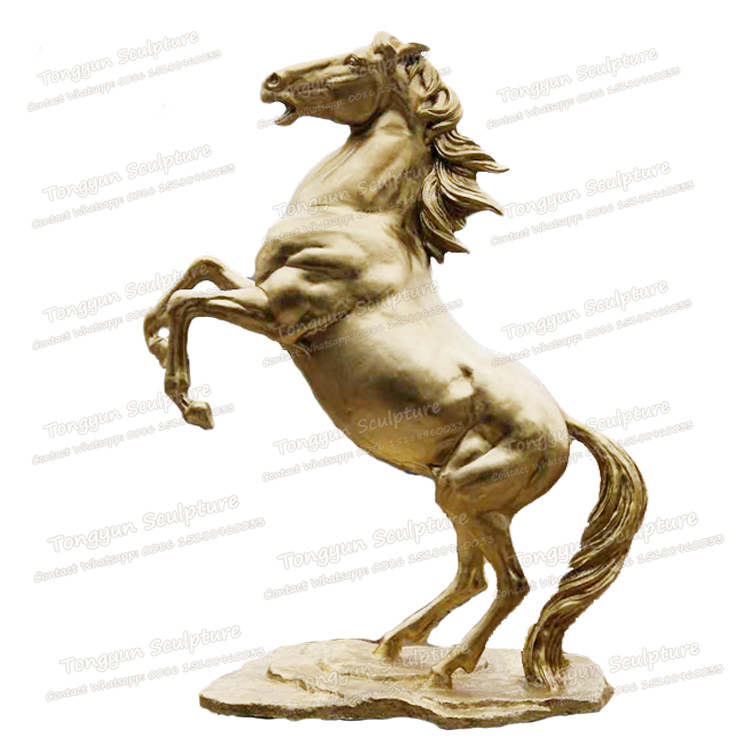 铸铜厂直销定制纯铜户外大型铜马雕塑 铜奔马雕塑动物雕塑  - 副本