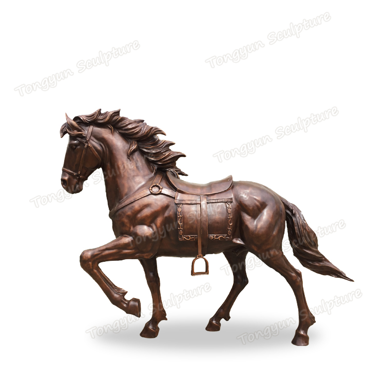 厂家定制纯铜户外赤兔马雕塑