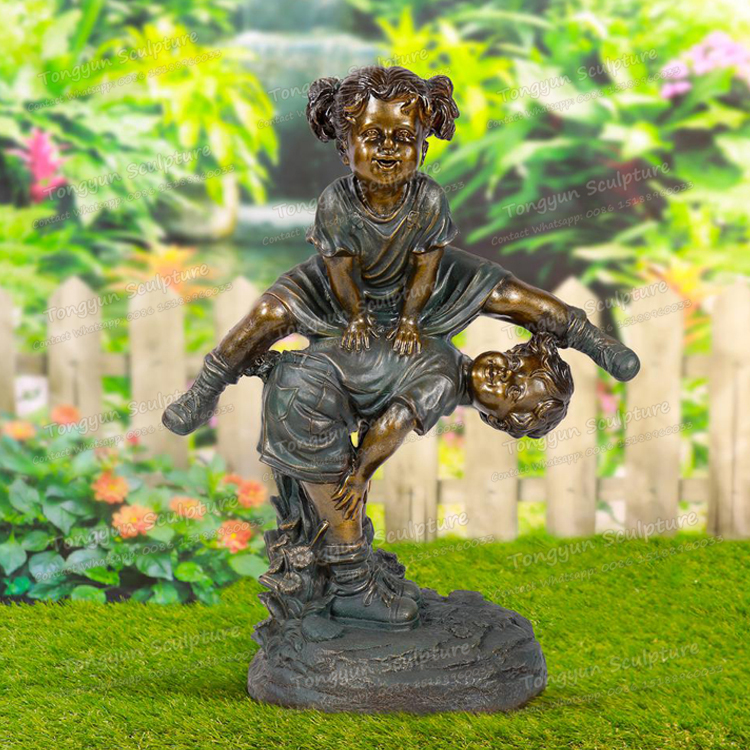 bronze garden statues children bronze child statue for sale