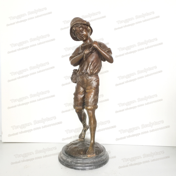 厂家直销人物雕塑女孩铜雕客厅摆件铸铜人物摆件铜工艺品