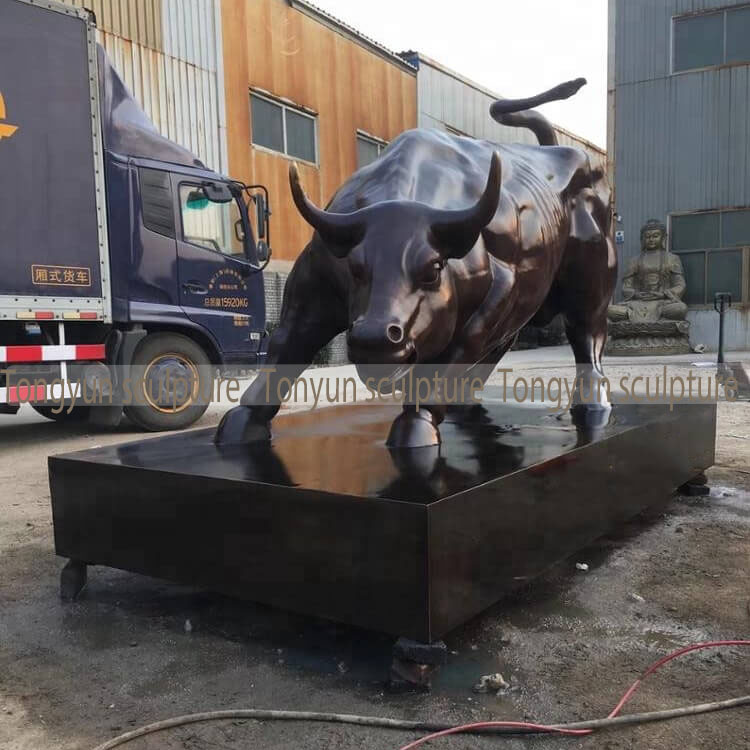 Life Size Bull Statue