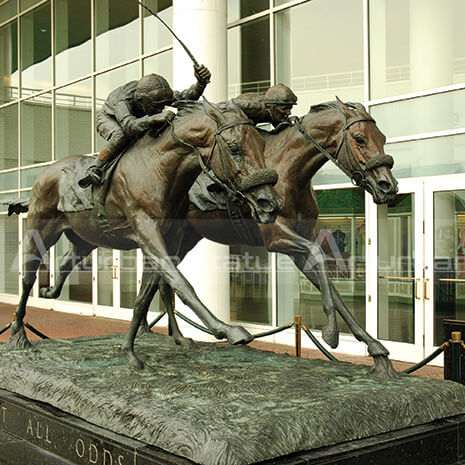  customized Horse Racing Sculpture 