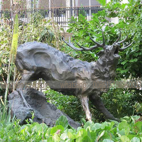 Bronze Stag Statue