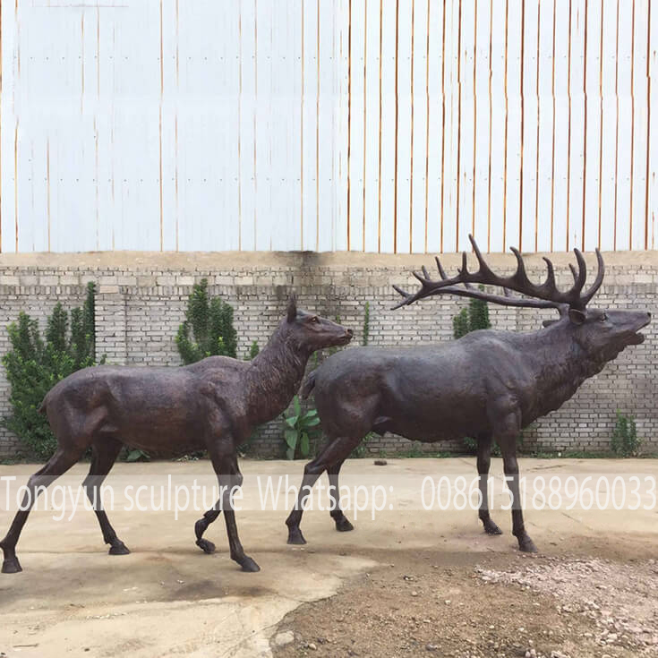 Large Deer Statue