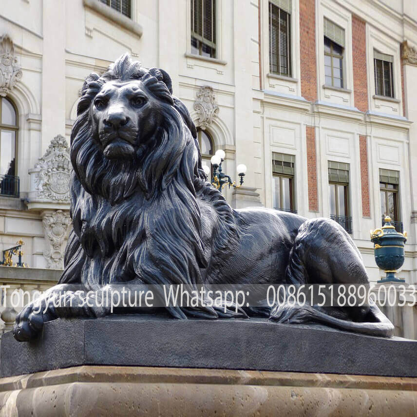 Bronze Guardian Lion Statue