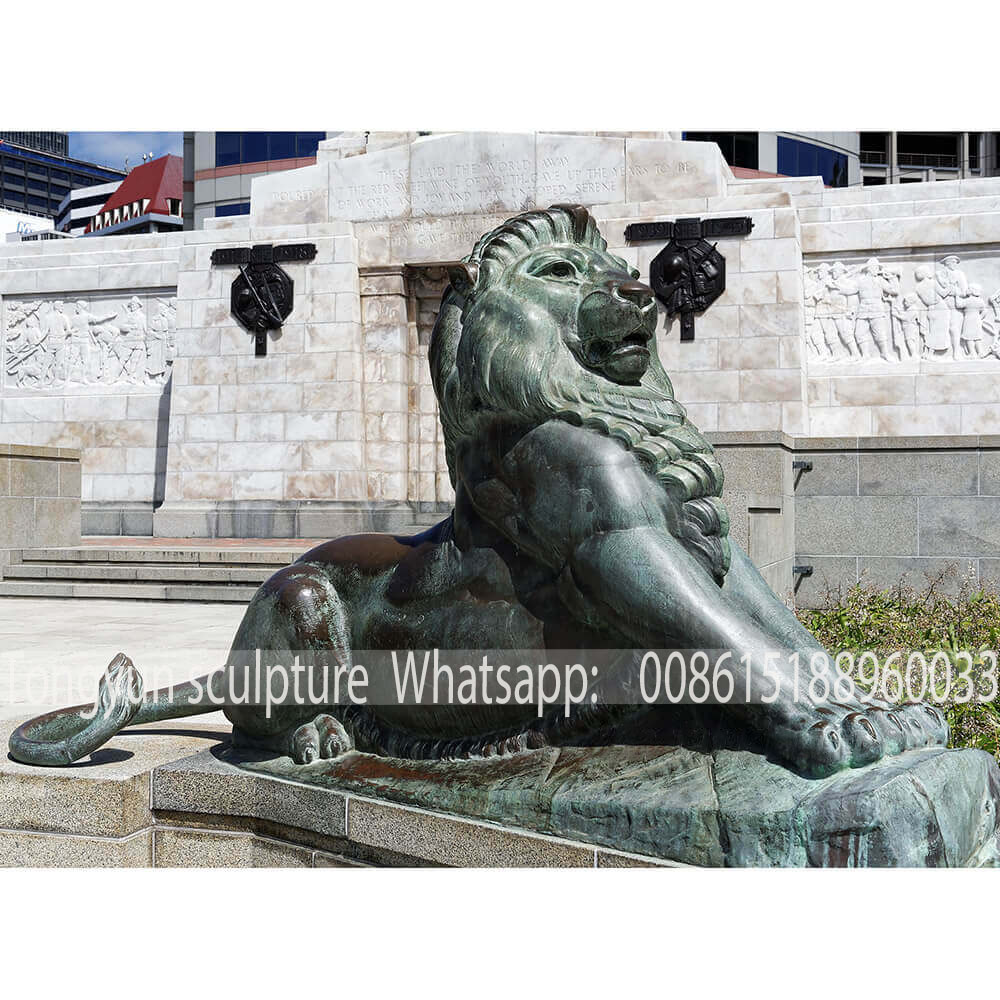 Large Lion Garden Statue